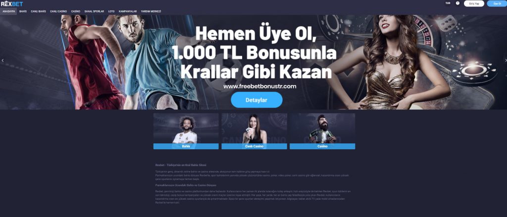 Güncel Rexbet Giriş | Yeni Canlı Bahis Sitesi